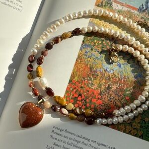 (SOLD) Genuine freshwater pearl necklaces